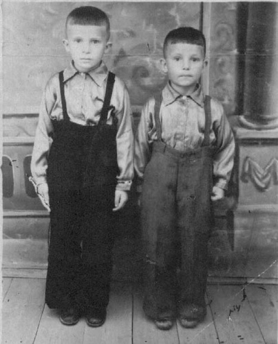 Братья Виталий и Владимир Притчины, 1950 год, Вологодская обл., Череповецкий р-н