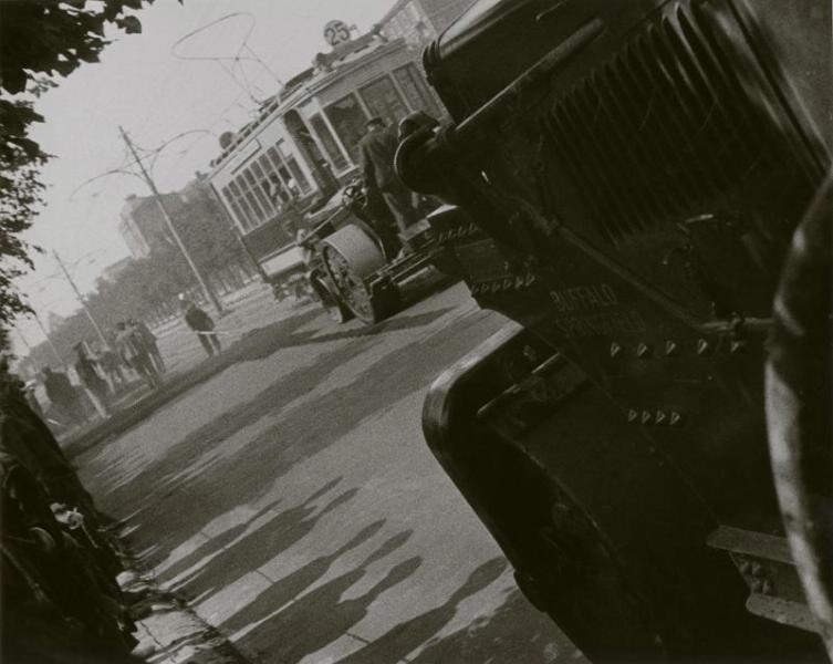 Асфальтирование. Ленинградское шоссе, 1929 год, г. Москва