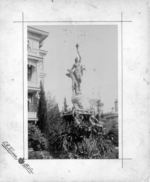 Фонтан «Богиня Ночь» в Гурзуфе, 1889 - 1903, Таврическая губ., Крым, Гурзуф