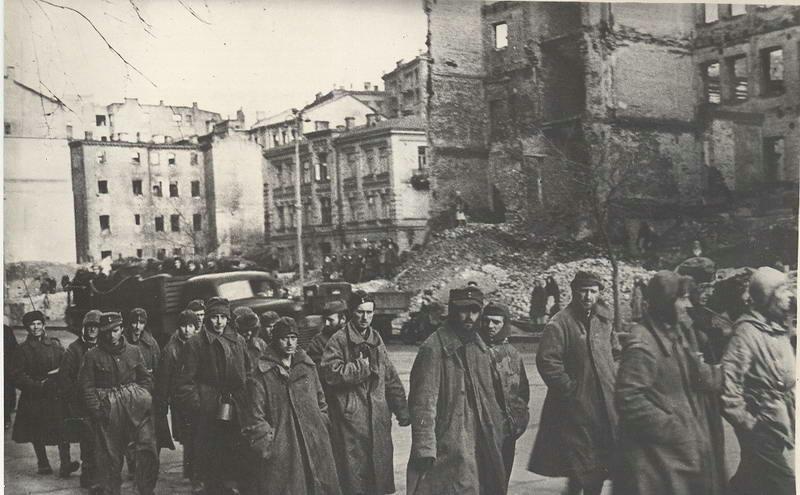 Пленные немецкие солдаты, 1943 год. Выставка «На волю победителей. Пленные немцы, венгры, итальянцы, румыны от Сталинграда до Берлина» с этой фотографией.