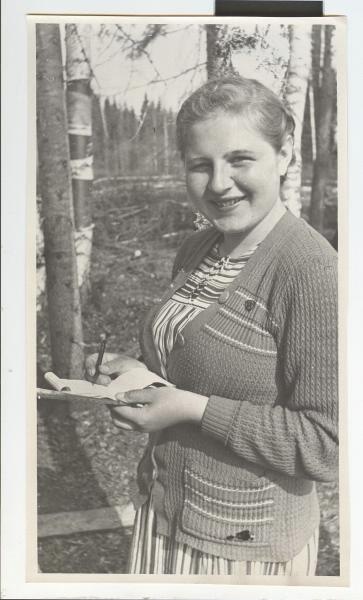 Сотрудница леспромхоза, 1970-е