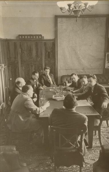 Участники встречи на Эльбе, 9 - 18 мая 1955, г. Москва