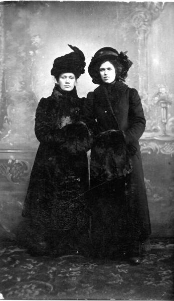 Двойной портрет, 1912 год. А. В. Гейст и О. В. Матизен.