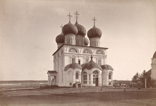 Успенский собор Трифонова монастыря в Вятке, 1900-е, Вятская губ., г. Вятка