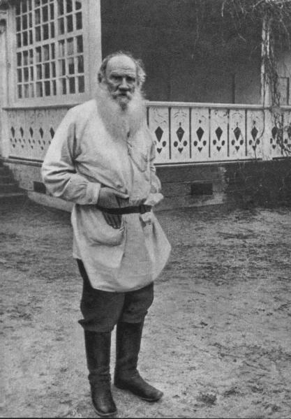 Лев Толстой, 1908 год, Тульская губ., дер. Ясная Поляна