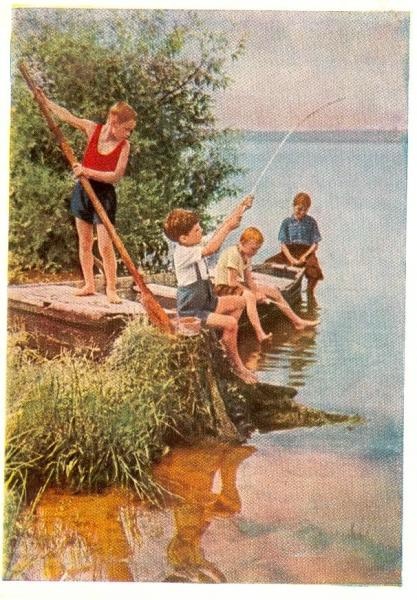 Рыболовы, 1960 год. Видео «Цветы жизни» с этой фотографией.&nbsp;