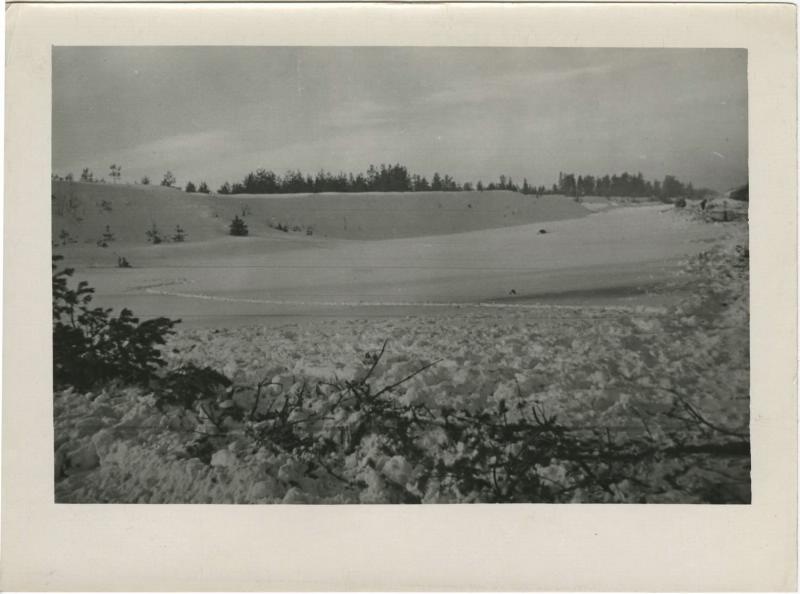 Финская война. Заснеженное поле, 1939 год