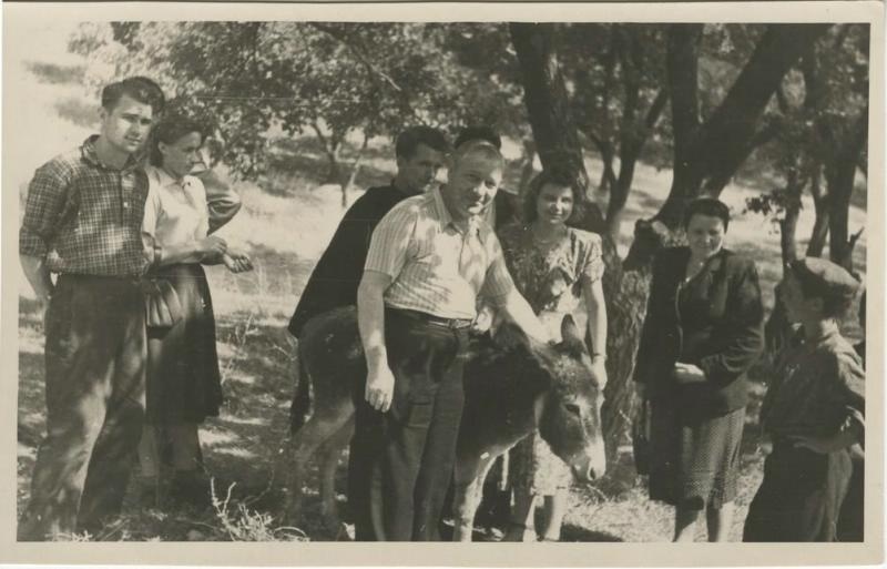 С осликом, 1950-е