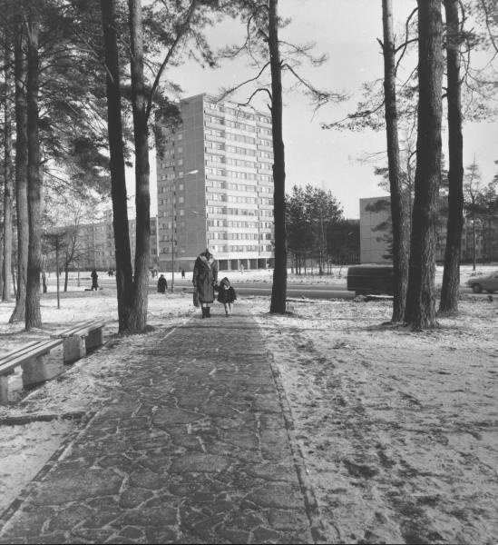 На прогулке, 1981 год, Литовская ССР, г. Вильнюс