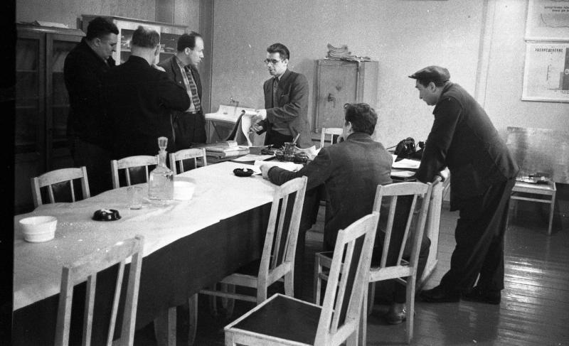 Магнитогорский металлургический комбинат. На совещании, 1964 год, г. Магнитогорск